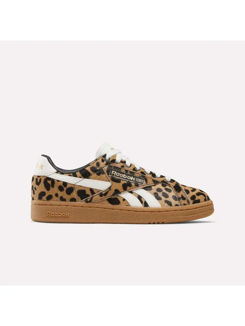 90$ Reebok Club C Grounds Uk Features Sneakers Women's Size 6 US / 36 EU Brown - Picture 2 of 5
